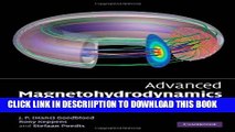 [PDF] Advanced Magnetohydrodynamics: With Applications to Laboratory and Astrophysical Plasmas