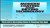 [Reads] Modern Coating and Drying Technology Online Ebook