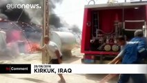 Iraq: More than 70 tents burned down in refugee camp