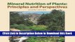 [Download] Mineral Nutrition of Plants: Principles and Perspectives Free Ebook