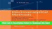 [Best] Electroanalytical Methods: Guide to Experiments and Applications Online Books