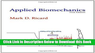 [Reads] Applied Biomechanics Free Books