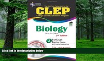 Big Deals  CLEP Biology w/ CD-ROM (CLEP Test Preparation)  Free Full Read Most Wanted