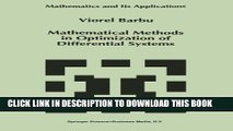 [PDF] Mathematical Methods in Optimization of Differential Systems (Mathematics and Its