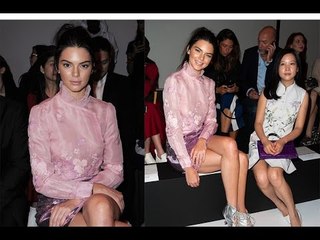 Kendall Jenner Goes Topless In A Sheer Top At Paris Fashion Week