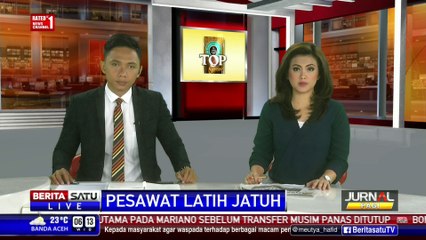 Download Video: Pesawat Jatuh di Cirebon, 2 Pilot Latih Luka-luka