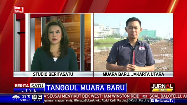 Tanggul Lama Muara Baru Ditinggikan 3,8 Meter