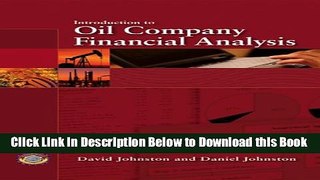 [Best] Introduction to Oil Company Financial Analysis Online Books