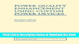 [Best] Power Quality Enhancement Using Custom Power Devices Free Books
