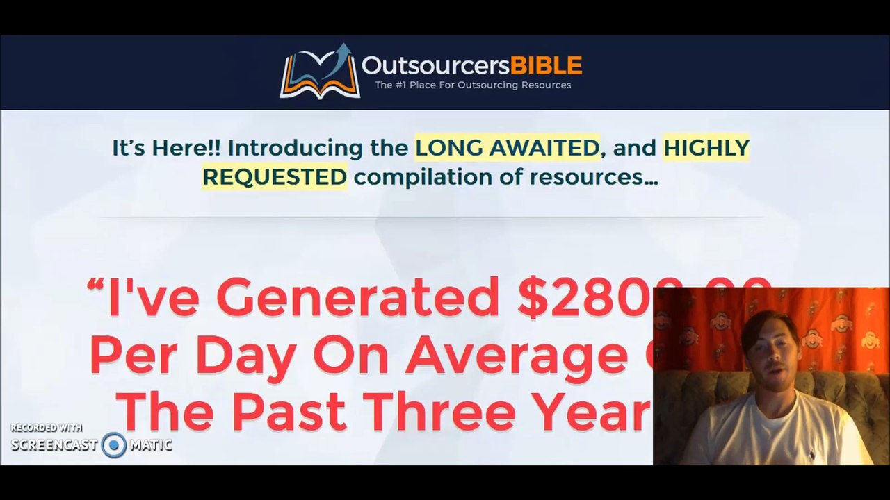 Outsourcers Bible Product Reivew - How To Make Money Online