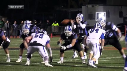 Quand l'arbitre plaque un joueur de Football Américain en pleine action LOL