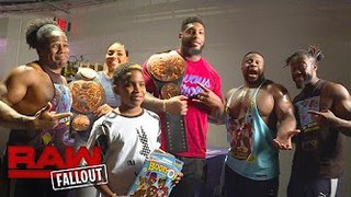 Houston Texan Devon Still hangs out backstage at Raw- Raw Fallout, Aug. 29, 2016