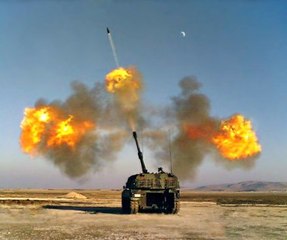 Fırat Kalkanı Harekatı'nda Terörist Hedefler Vuruldu