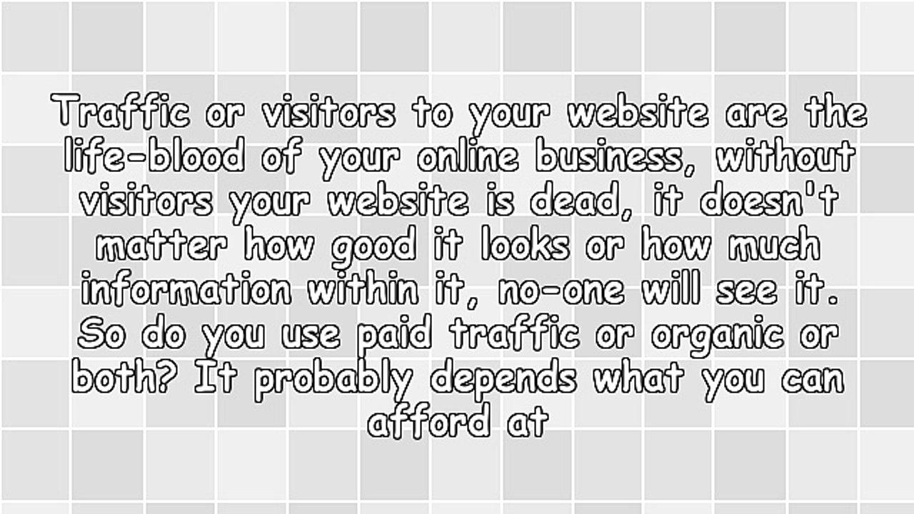 Who Needs More Traffic to Their Website?