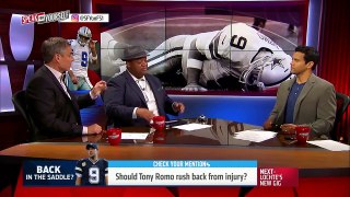 Tony Romo needs to be selfish while recovering from his back injury - 'Speak For Yourself'