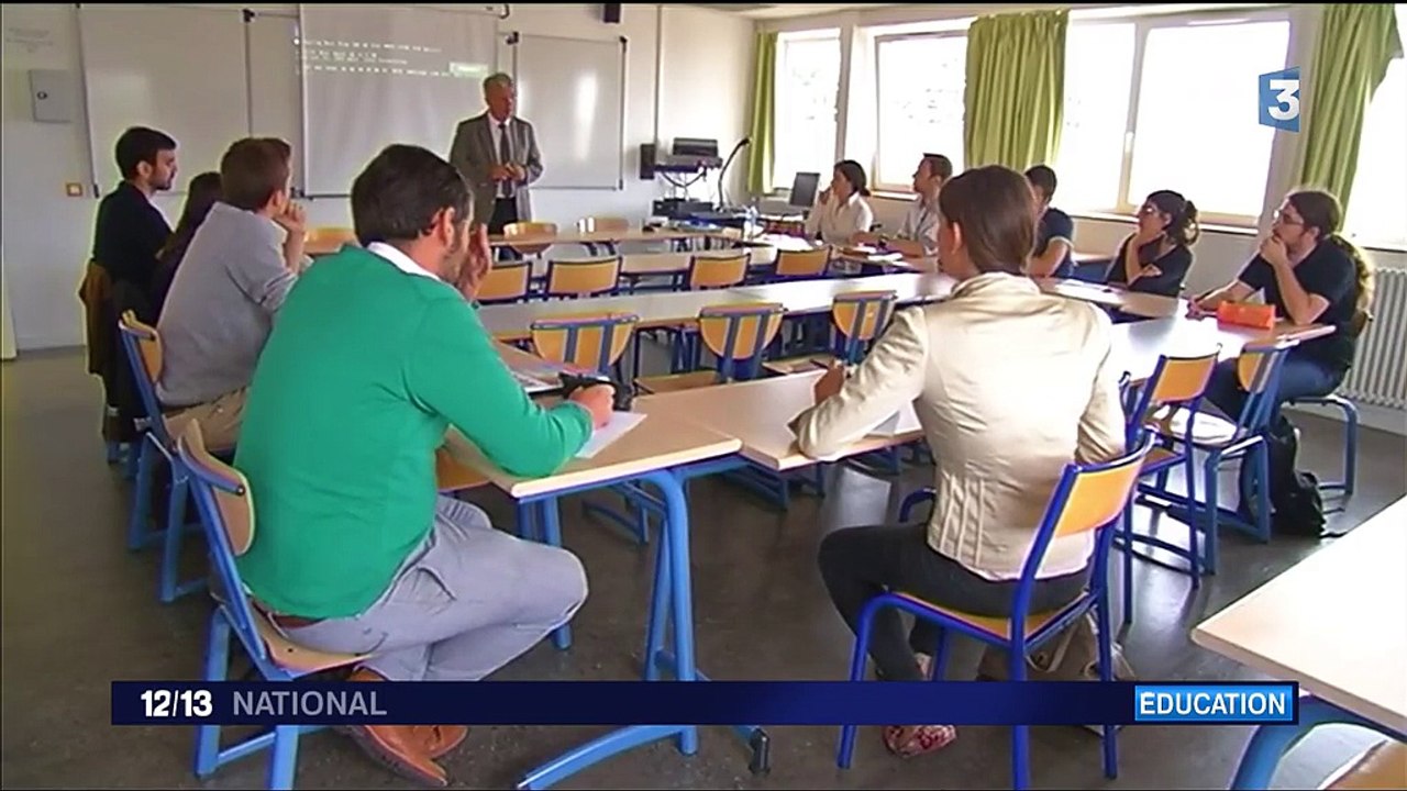 Première rentrée pour les enseignants stagiaires