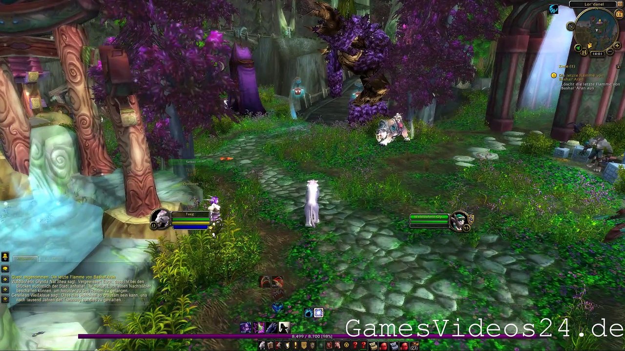 World of Warcraft Quest: Die letzte Flamme von Bashal'Aran (Allianz)