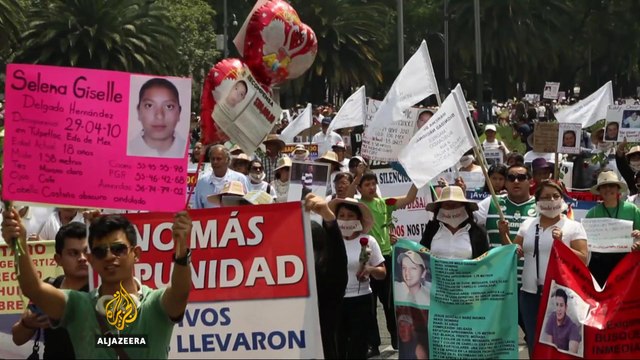 Mexicans demand answers for rising disappearances