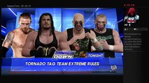 Smackdown Live 8-30-16 Rhyno Heath Slater Vs HeadBangers