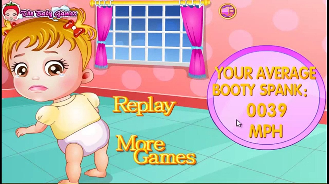 Baby Hazel movie game Spank Cute Baby Booty - funny Baby games 2016