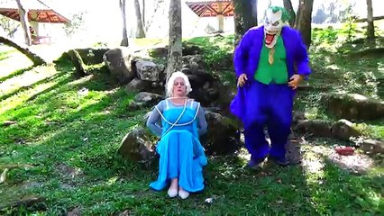 Download Video: Spiderman vs Joker vs Frozen Elsa - FROZEN ELSA KIDNAPPED - Fun Superhero Movie in Real Life IRL