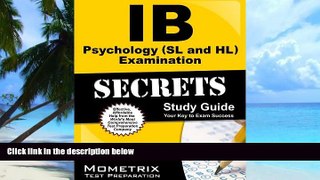 Must Have PDF  IB Psychology (SL and HL) Examination Secrets Study Guide: IB Test Review for the