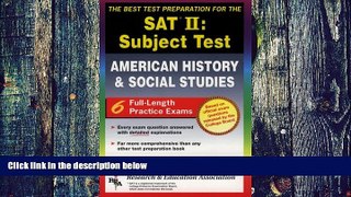 Big Deals  SAT II: United States History (REA)  -- The Best Test Prep for the SAT II (SAT PSAT ACT