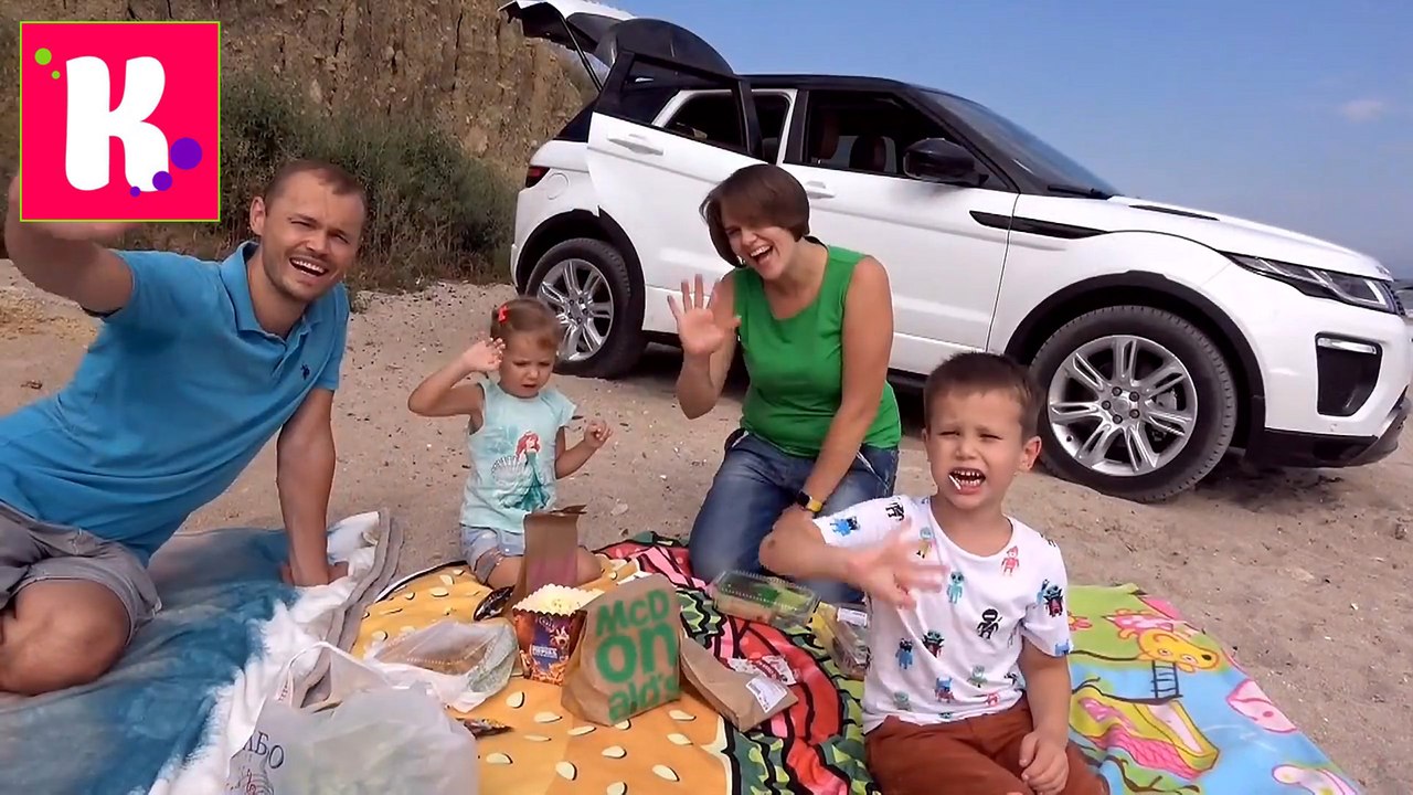 Челлендж Пикник у Кати и Макса на машинах Мальчики против Девочек Едем на море смотрите наше новое видео 2016