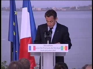 Sarko prend le Sénégal pour une colonie - 26 juill 07