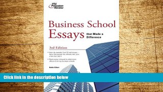 Full [PDF] Downlaod  Business School Essays that Made a Difference, 3rd Edition (Graduate School
