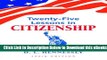[Download] Twenty-Five Lessons in Citizenship Online Ebook