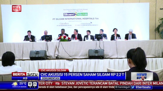 CVC Capital Partners Akuisisi Siloam Hospitals