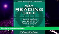 Big Deals  SAT Reading Bible : PowerScore Test Preparation  Free Full Read Best Seller