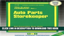 [Download] Auto Parts Storekeeper(Passbooks) (Passbook for Career Opportunities) Hardcover