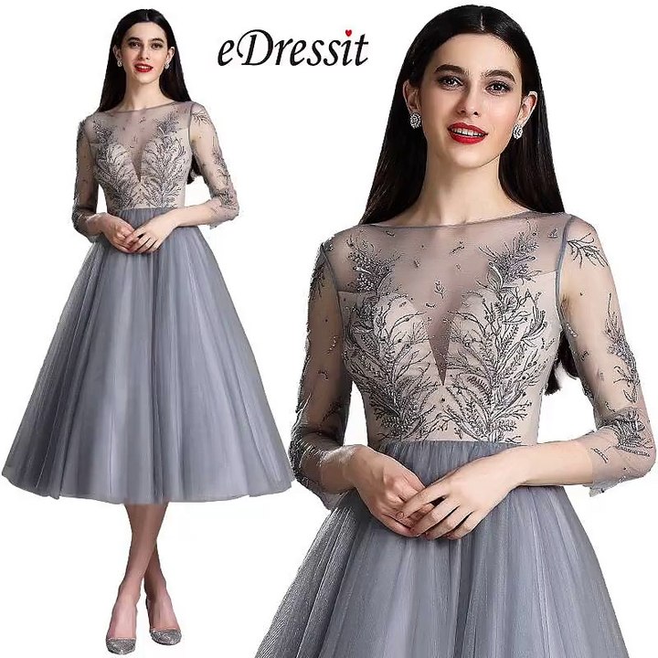eDressit New Grey Evening Dresses