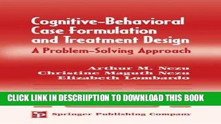 [New] Cognitive-Behavioral Case Formulation and Treatment Design: A Problem-Solving Approach