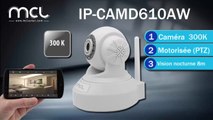 IP-CAMD610AW Camera IP 300k pixels motorisée Wifi   Audio
