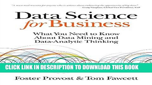 [PDF] Data Science for Business: What You Need to Know about Data Mining and Data-Analytic