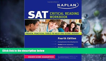 Must Have PDF  Kaplan SAT Critical Reading Workbook  Best Seller Books Best Seller