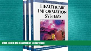 READ BOOK  Encyclopedia of Healthcare Information Systems (3 Vol. Set)  GET PDF