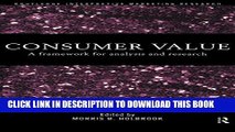 [PDF] Consumer Value: A Framework for Analysis and Research (Routledge Interpretive Market