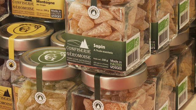 Découverte des bonbons bio de la Confiserie Géromoise.