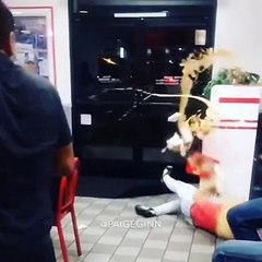 Funny Girls Fail In Public Place