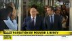 La passation de pouvoir entre Emmanuel Macron et Michel Sapin a eu lieu ce matin à Bercy