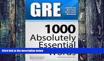Big Deals  GRE Interactive Quiz Book   Online   Flash Cards/ 1000 Absolutely Essential Words. A