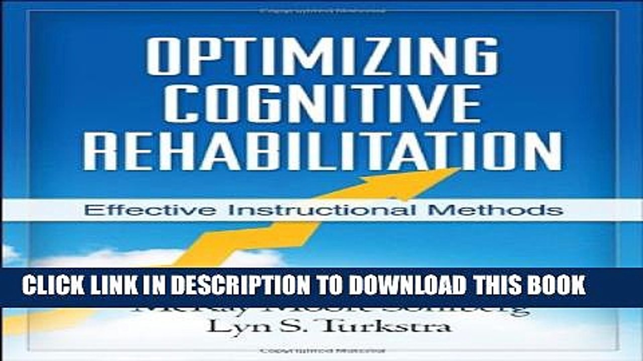 [PDF] Optimizing Cognitive Rehabilitation: Effective Instructional Methods Full Online