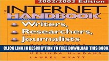 [PDF] The Internet handbook for writers, researchers, and journalists Full Online