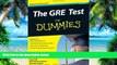 Big Deals  The GRE Test For Dummies (For Dummies (Lifestyles Paperback))  Best Seller Books Most