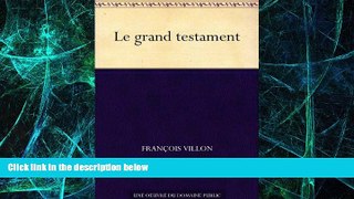 Big Deals  Le grand testament (French Edition)  Best Seller Books Best Seller