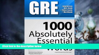 Big Deals  GRE Interactive Quiz Book + Online + Flash Cards/ 1000 Absolutely Essential Words. A